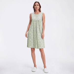 Plus Size Elizabeth & Nicole Sleeveless Floral Waltz Nightgown